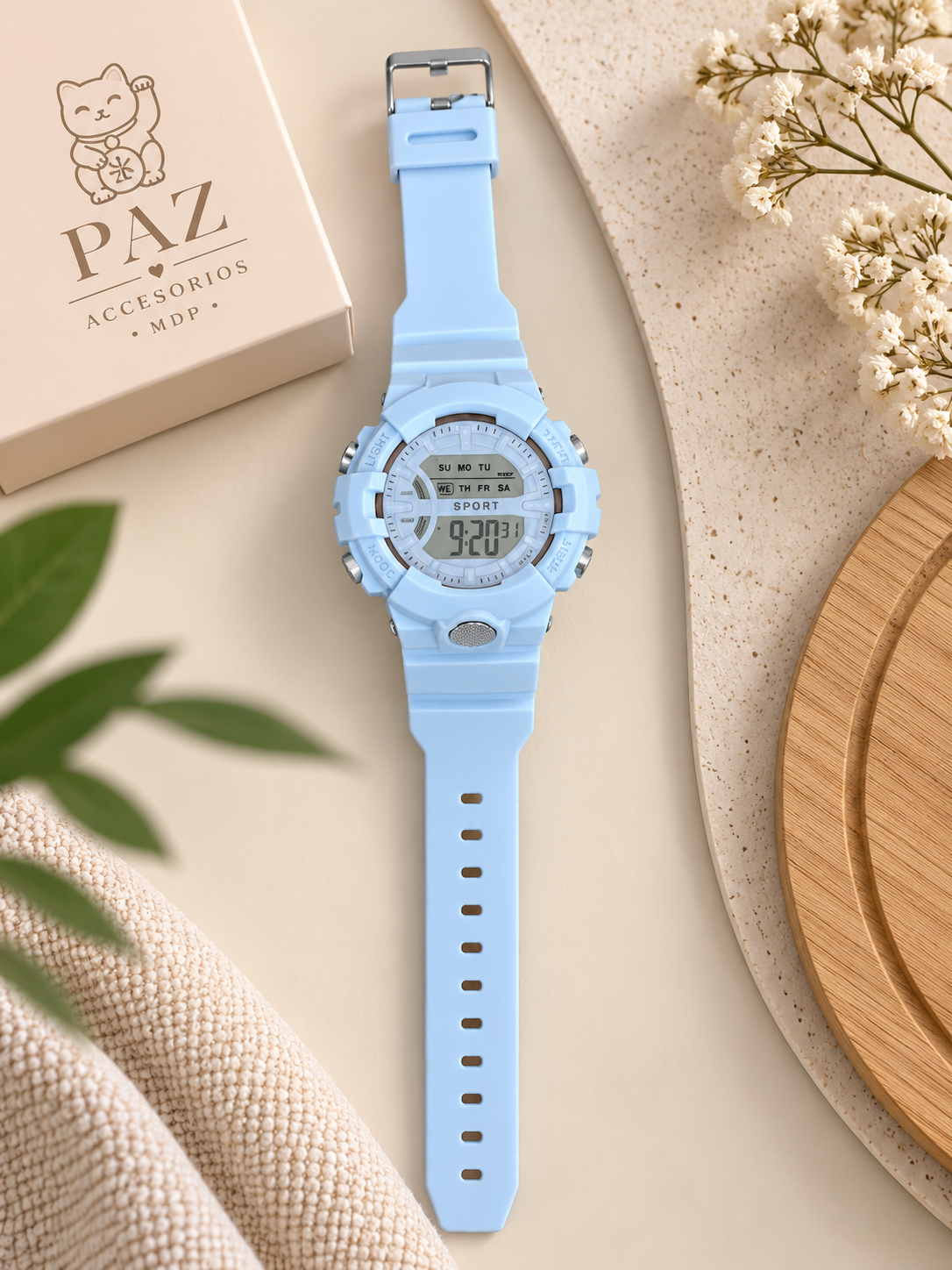 ChatGPT Image 21 sept 2026, 18_41_08 Reloj Sport Celeste - Imagen 1